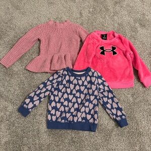 Size 3T and 4T bundle of girls sweaters